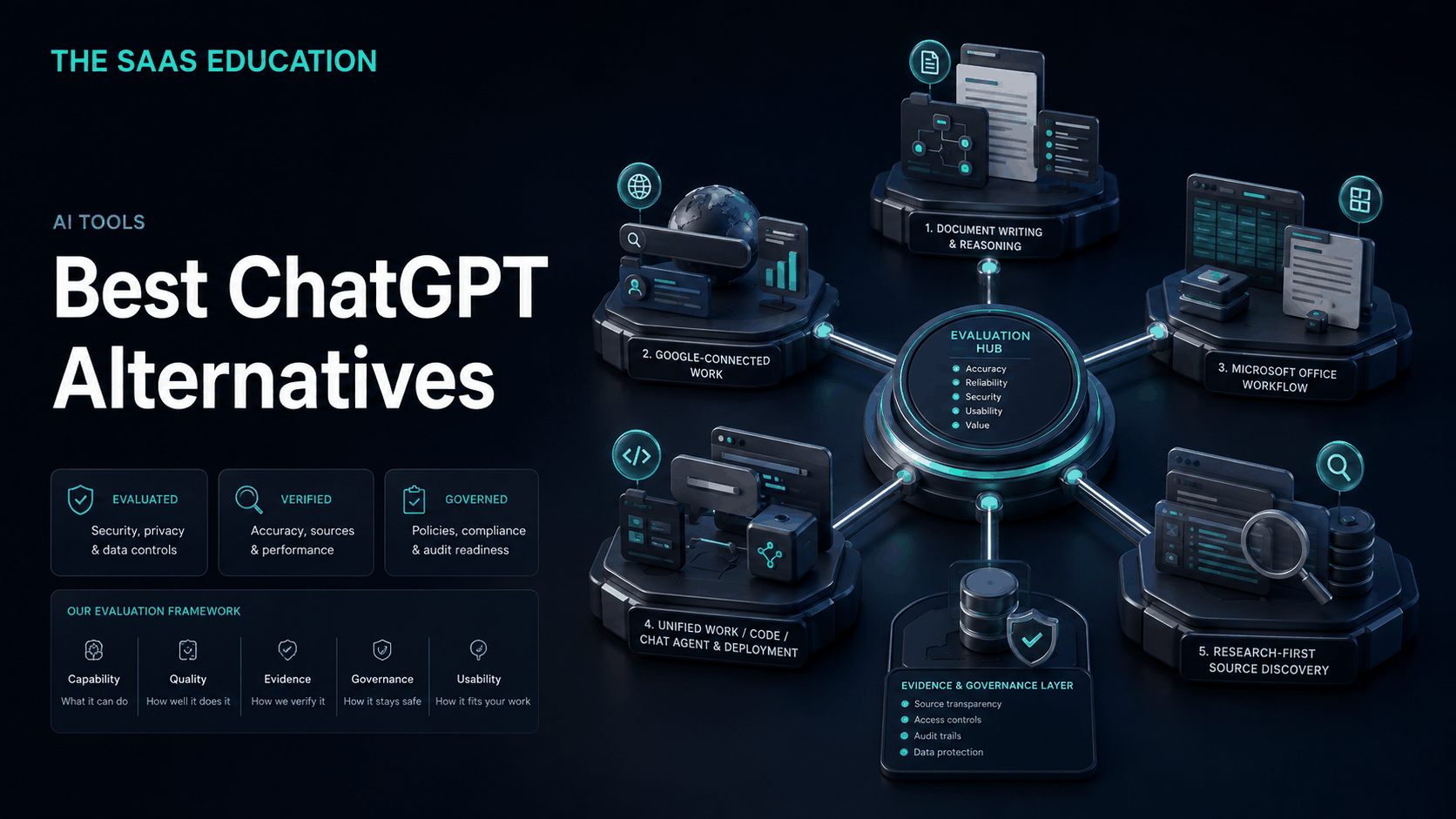Five ChatGPT alternative paths for writing, Google and Microsoft work, connected agents, and research