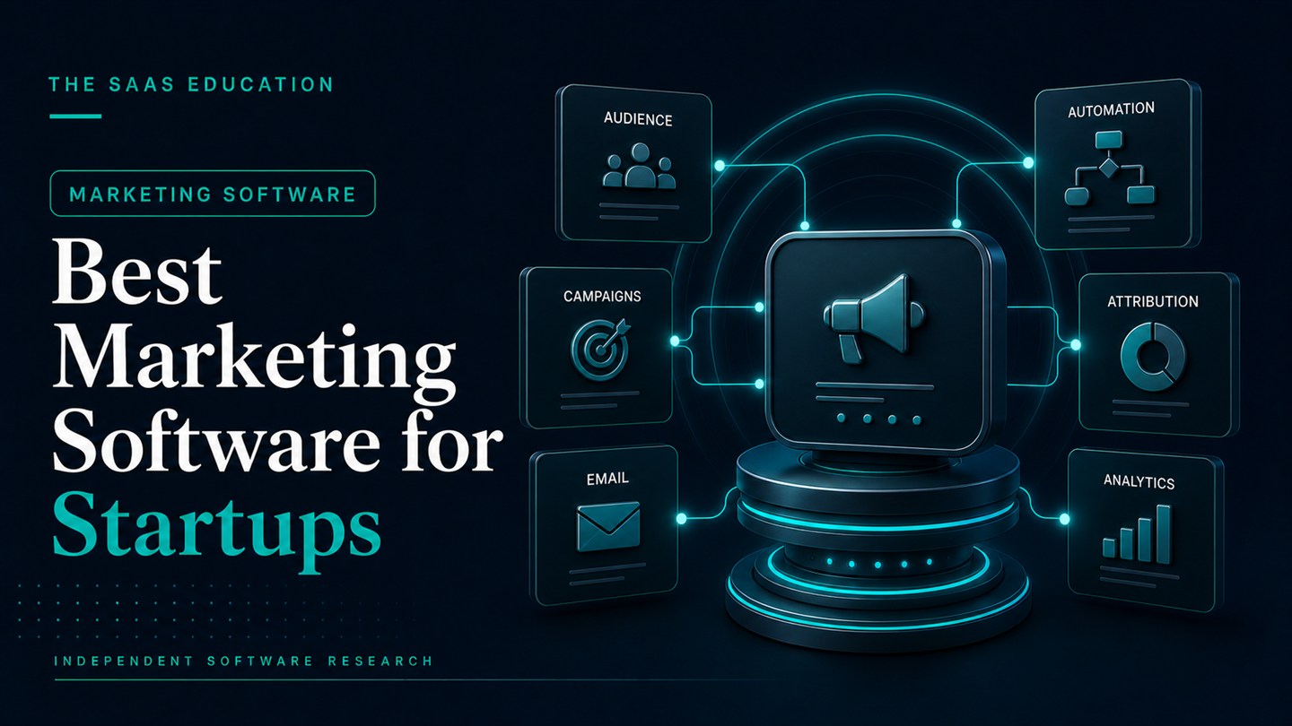 Best Marketing Software for Startups editorial cover
