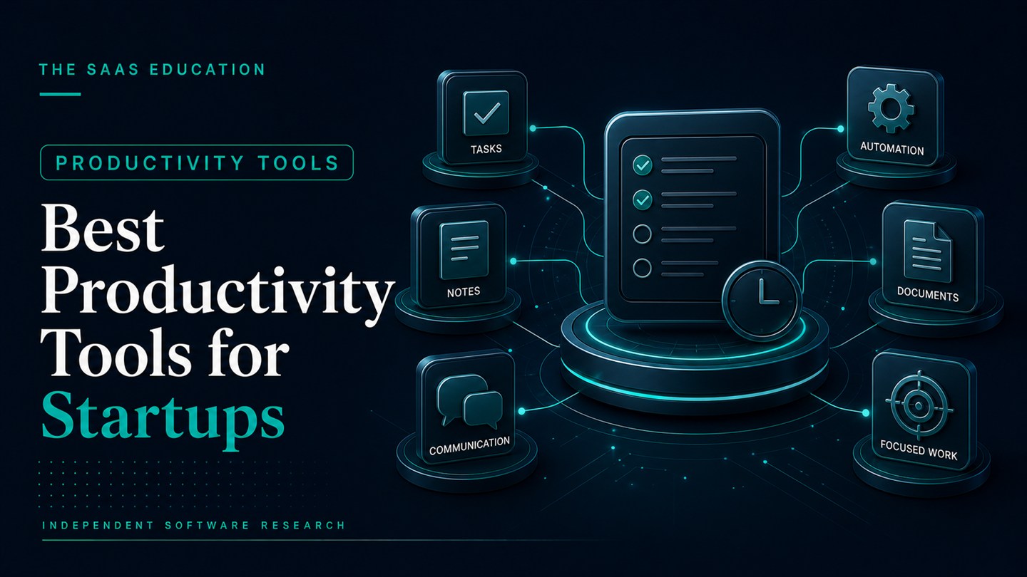 Best Productivity Tools for Startups editorial cover