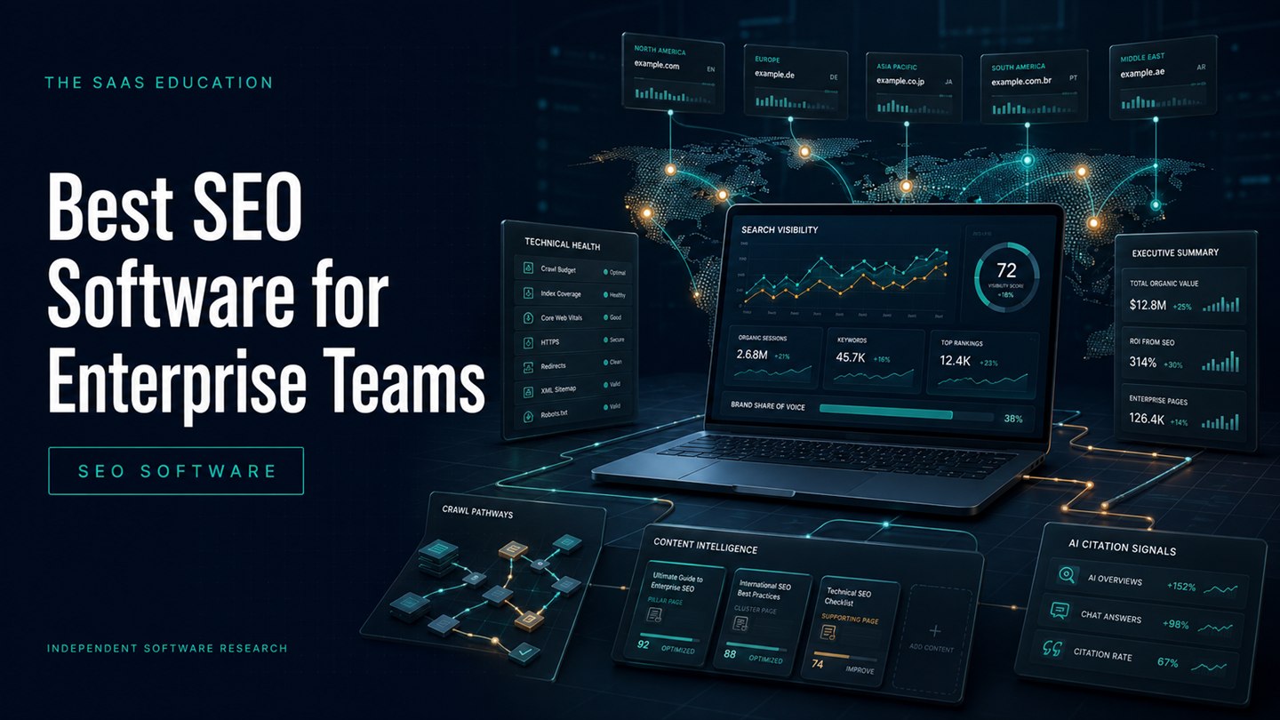 Best SEO Software for Enterprise Teams editorial cover