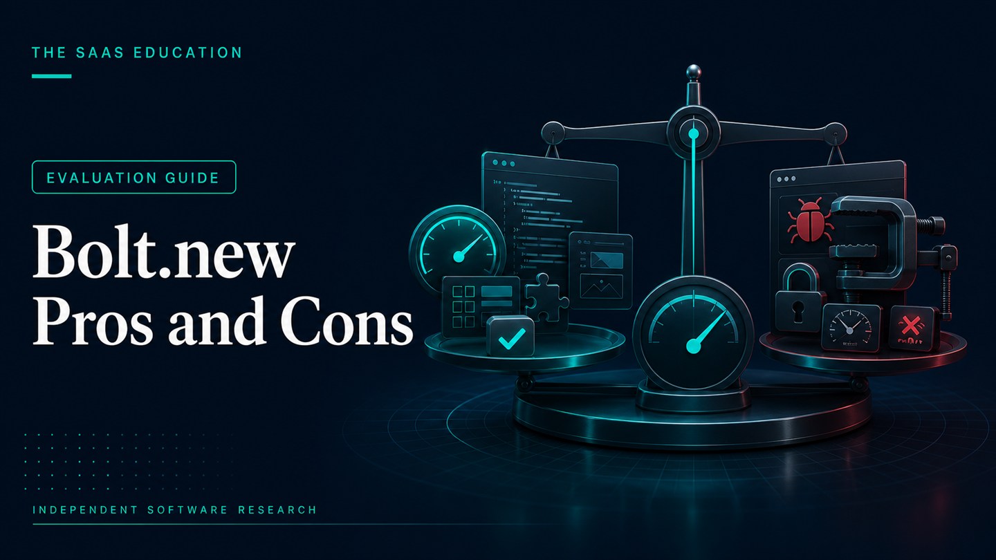 Bolt.new Pros and Cons editorial cover