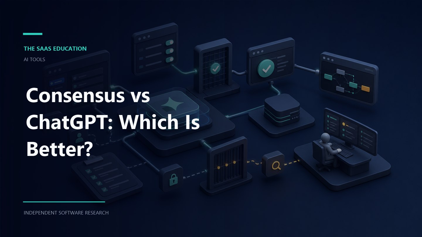 Consensus versus ChatGPT comparison for research workflows