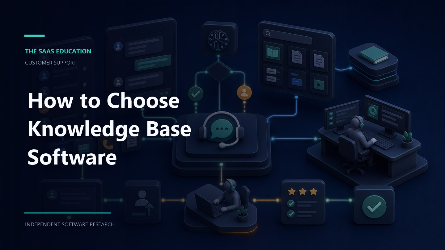 knowledge base software workflow showing evaluation criteria, ownership, controls, and review checkpoints