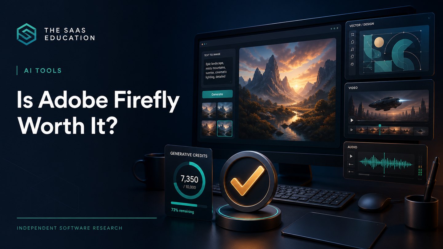 Adobe Firefly creative production and value assessment editorial cover