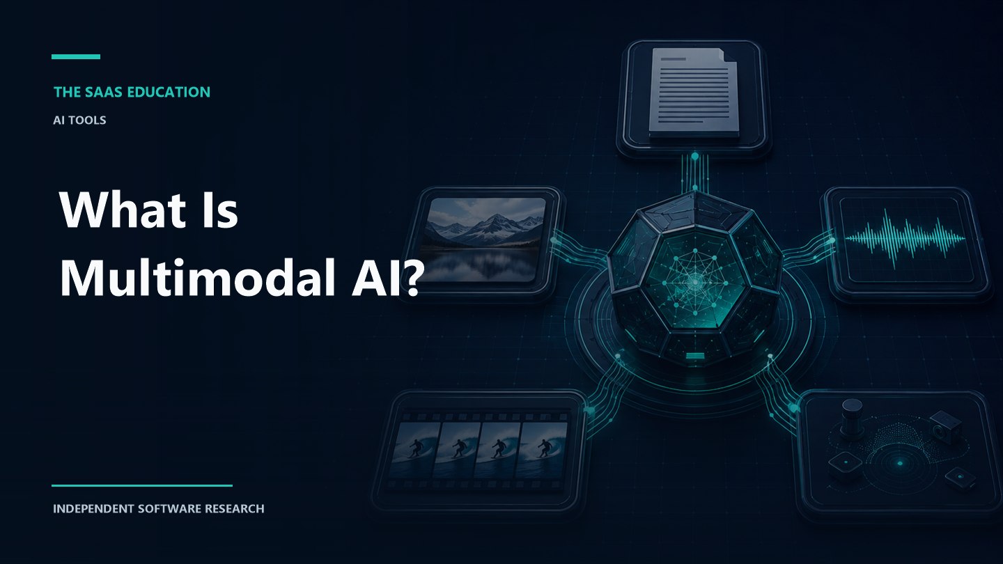Multimodal AI system connecting text, image, audio, video, and sensor information