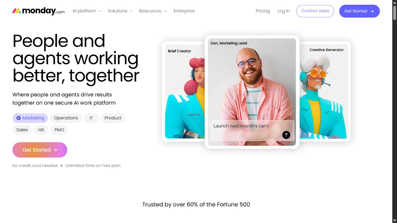 monday.com official homepage for configurable work management