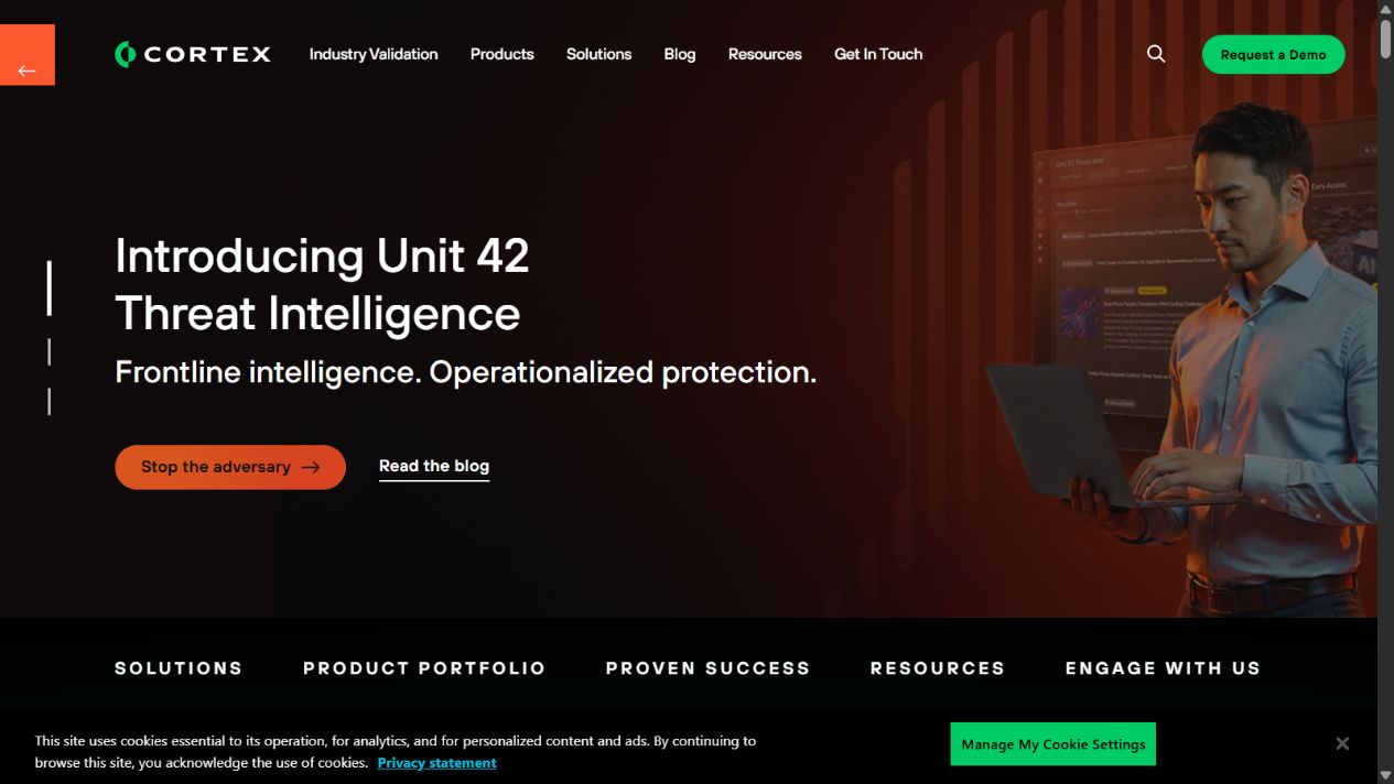 Palo Alto Networks Cortex XSIAM official product page